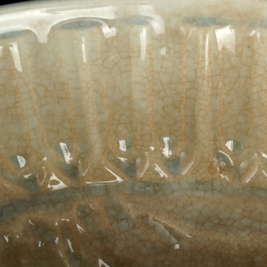 White Victorian Food Mold Wheat Sheaf - 12