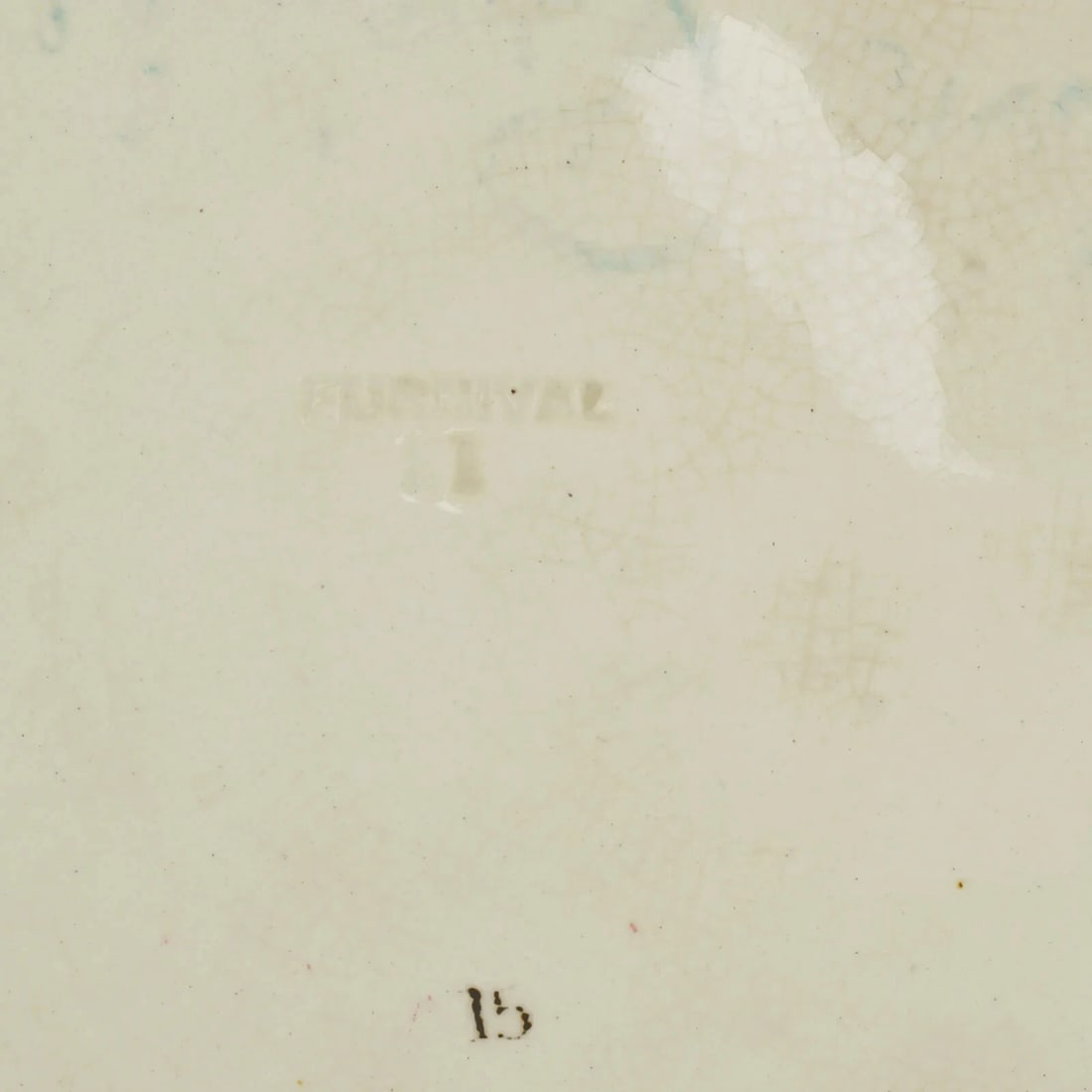 Victorian Transfer Ware Plate Furnival - 7