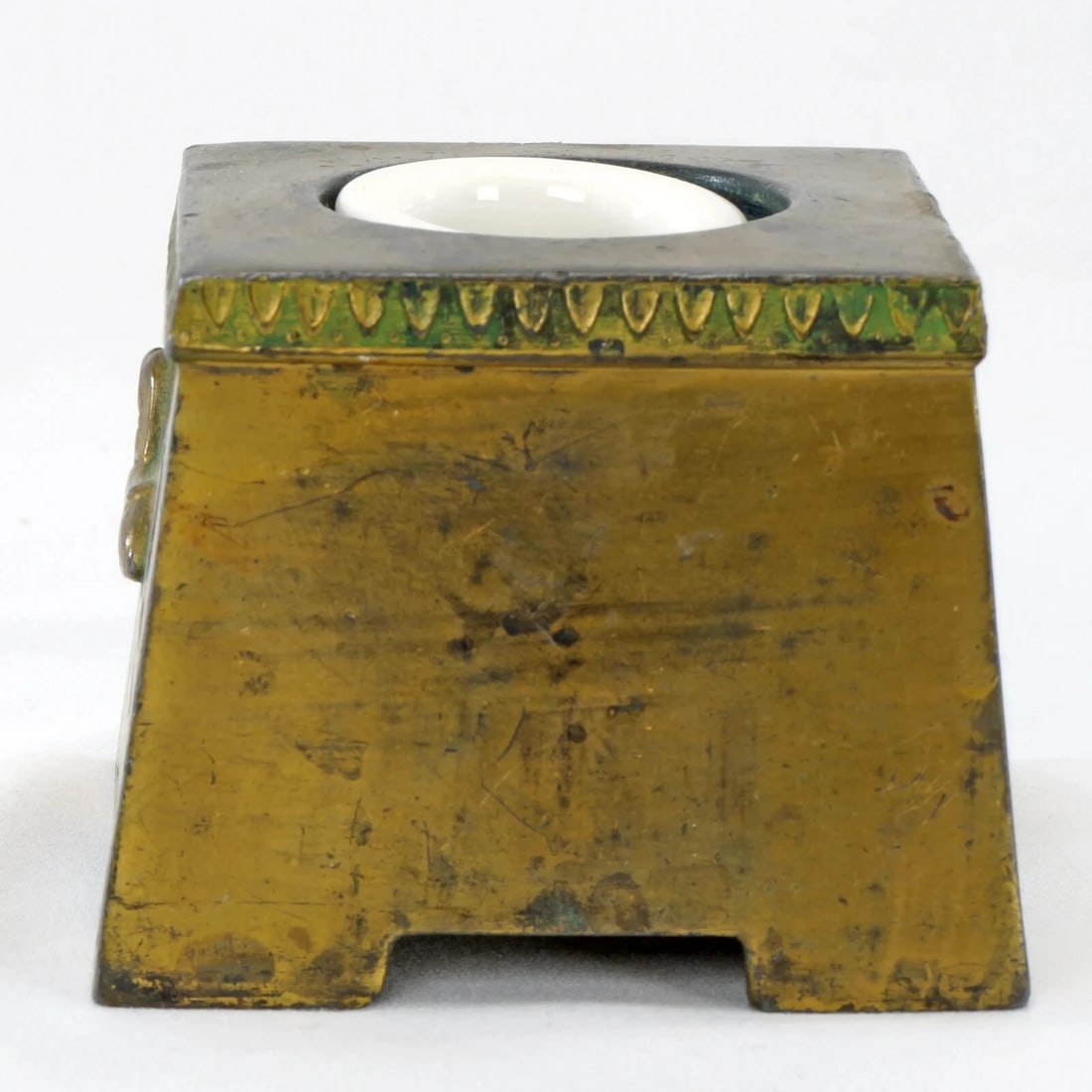 Egyptian Revival Tut Mania Inkwell Circa 1920 - 4