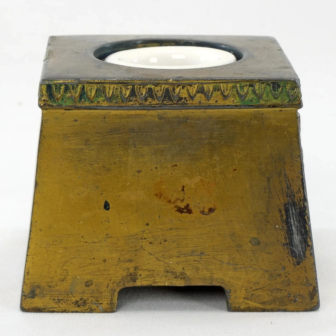 Egyptian Revival Tut Mania Inkwell Circa 1920 - 6