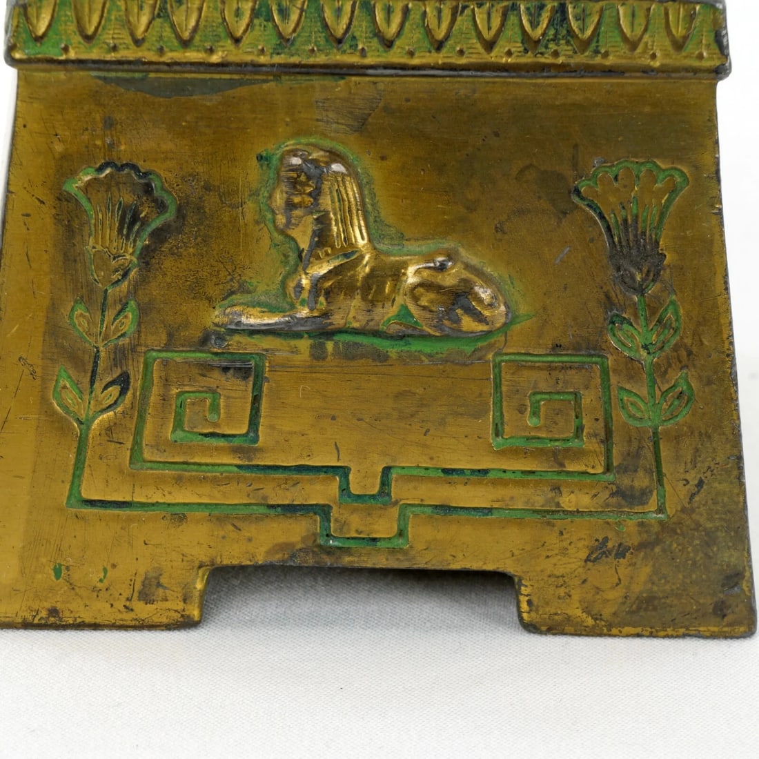 Egyptian Revival Tut Mania Inkwell Circa 1920 - 8