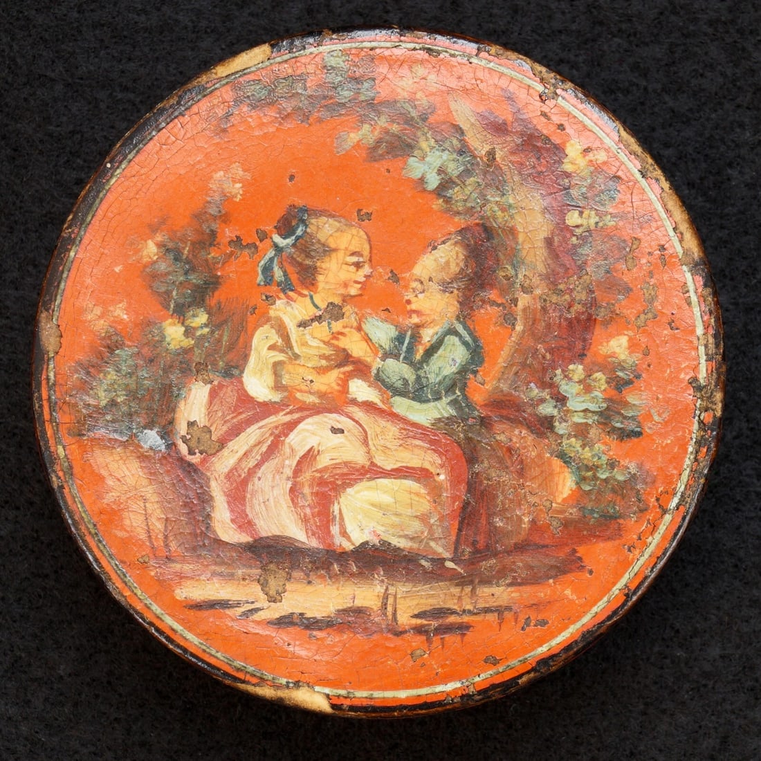 European Hand Painted Snuff Box 18th/19th C (1 of 5)