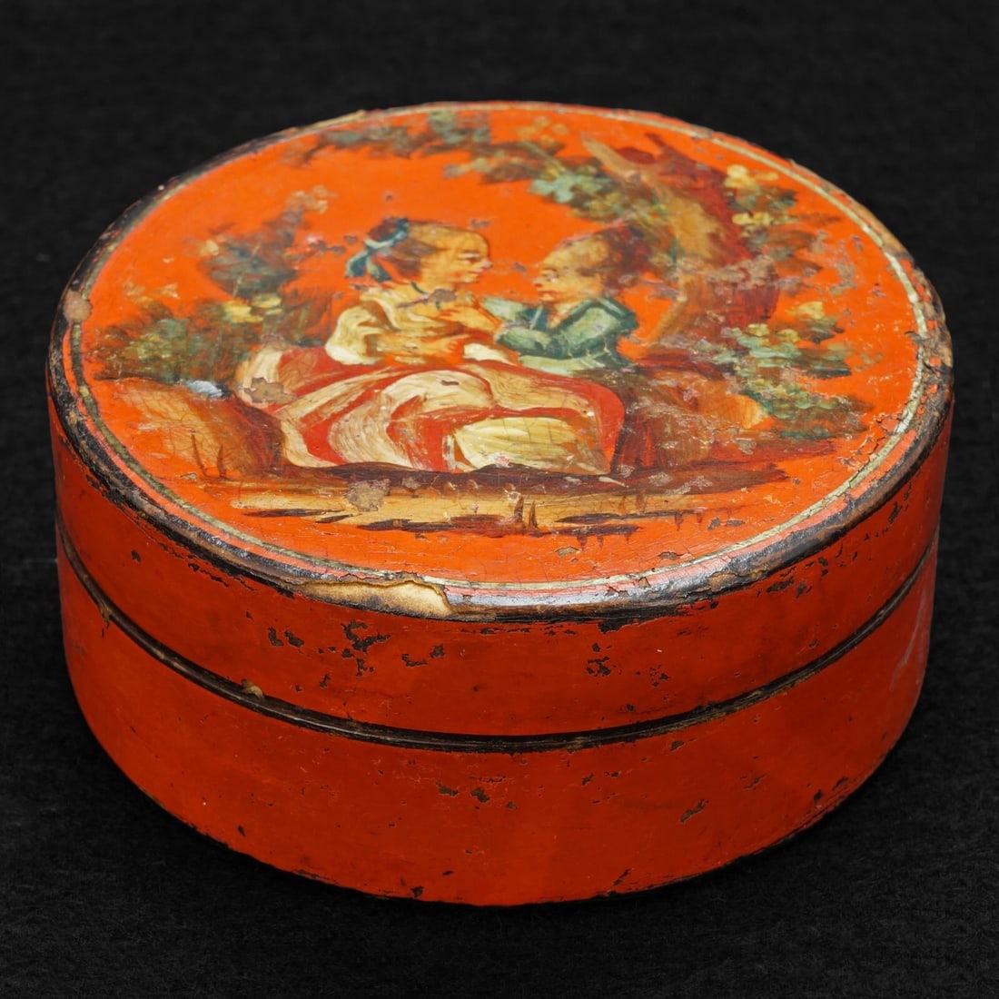 European Hand Painted Snuff Box 18th/19th C - 2