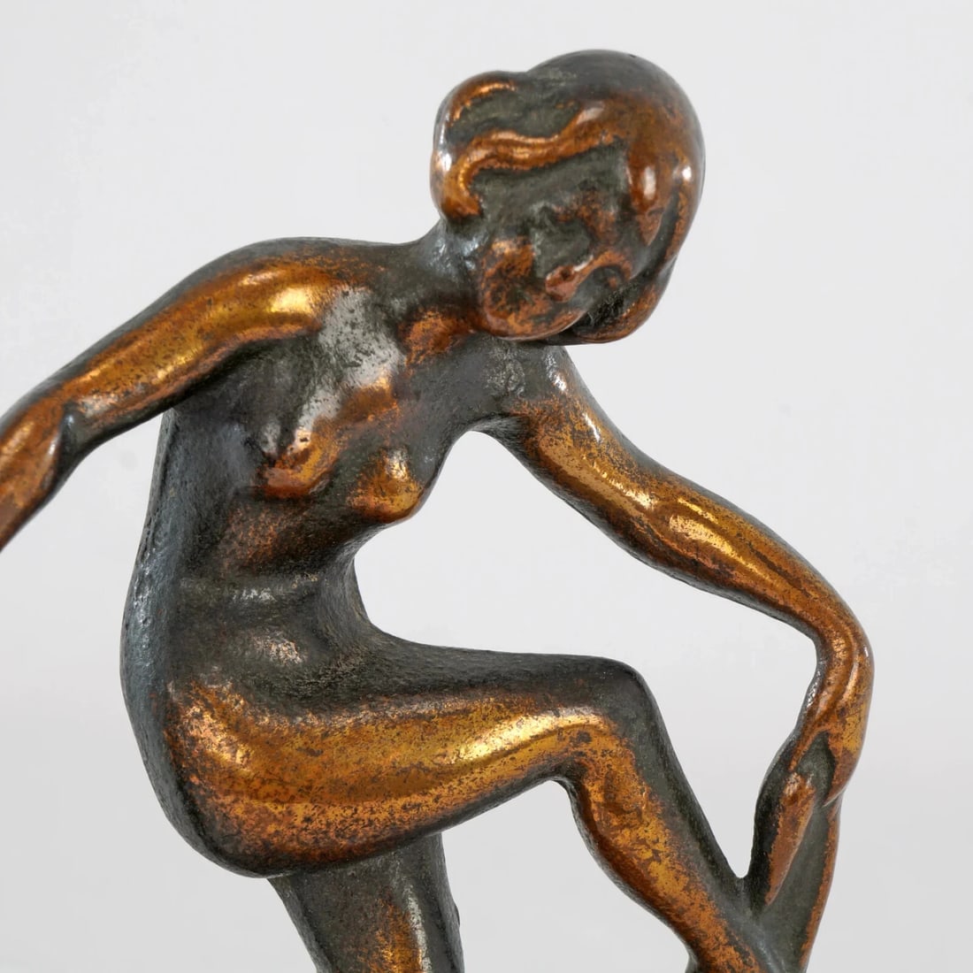 Art Deco Woman Dancer Single Bookend - 3