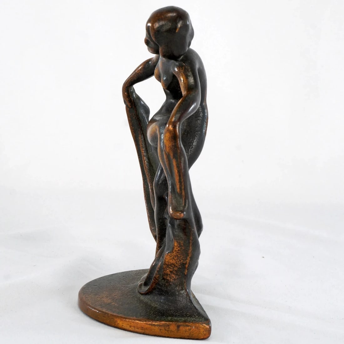 Art Deco Woman Dancer Single Bookend - 4