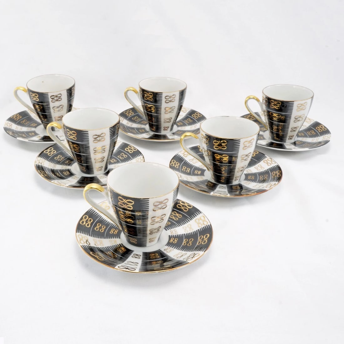 1960s German Demitasse Coffee Service for 6 - 9