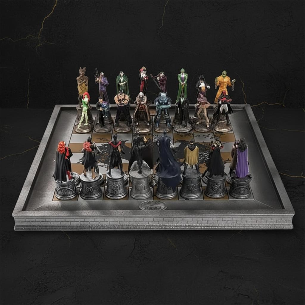 Official Eaglemoss 3D Chess Board for the DC Comics Chess Collection, Game Board Only - 2