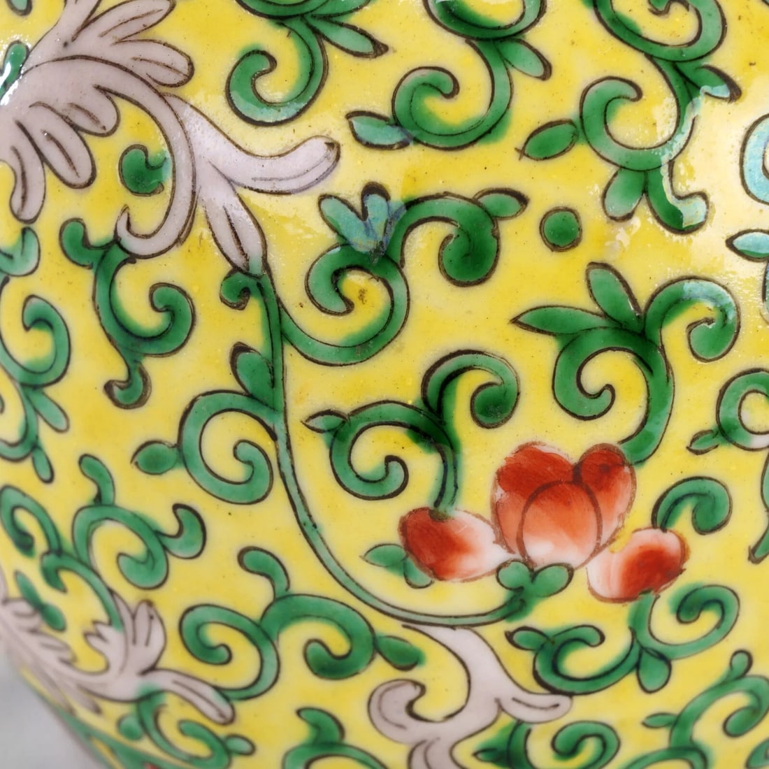 Chinese Polychrome Ginger Jar c 1920 - 8