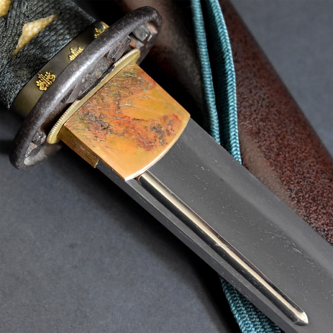 Edo Period Wakizashi Sword in Koshirae, Antique Japanese Katana Nihonto, Certified Echizen Seki - 5