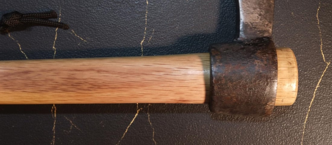 Viking Style Throwing Axe 15" Carbon Steel Blade Hardwood Camping Hatchet - 8