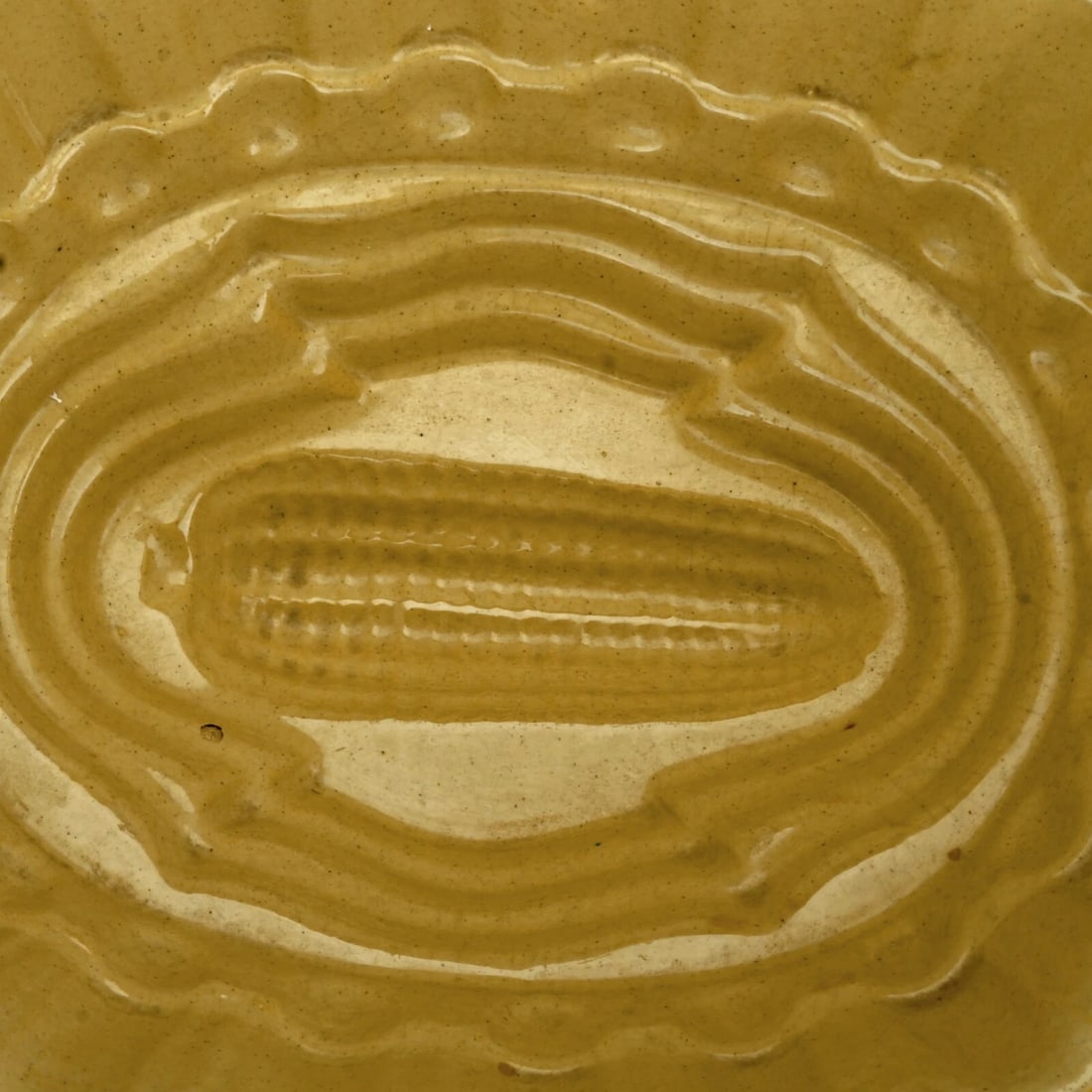 Victorian Large Food Mold Corn Design - 3