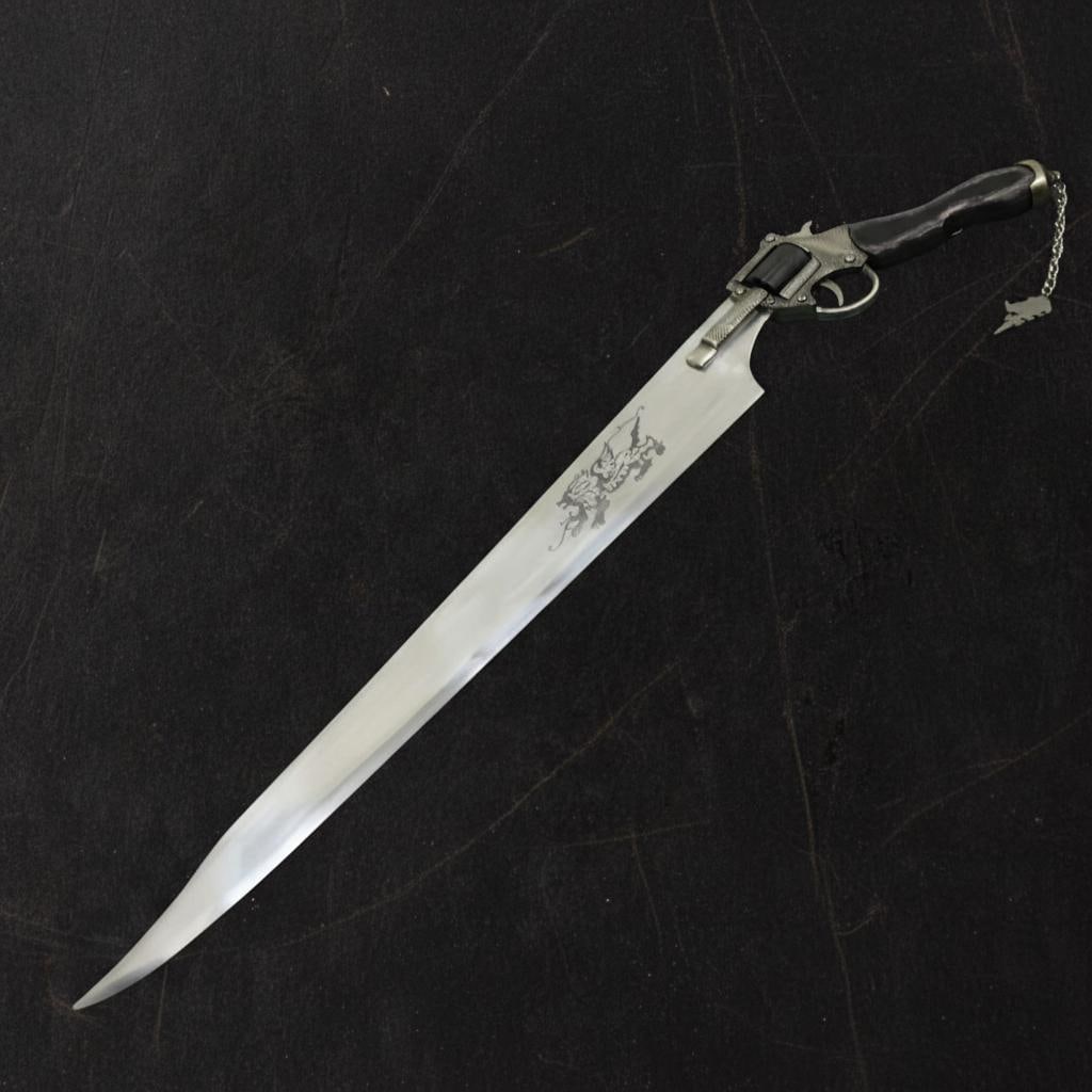 Squall's Lionheart Gunblade Functional Revolver Sword Replica with Steel Handle: Title:Squall's Lionheart Gunblade Functional Revolver Sword Replica with Steel HandleDescription:This is a high-quality, full-size replica of the iconic gunblade from the classic video game. A