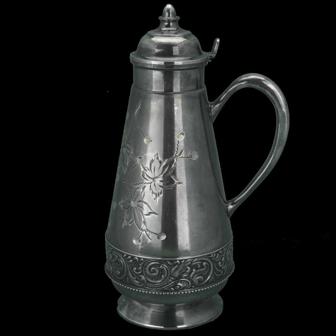 19th C Silverplate Syrup Great Eastern - 3