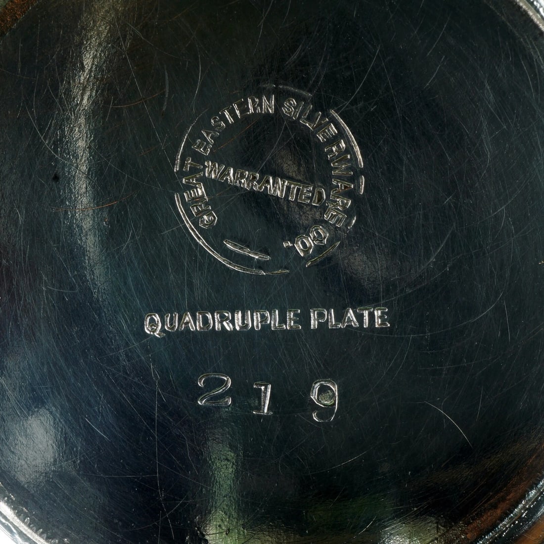 19th C Silverplate Syrup Great Eastern - 7