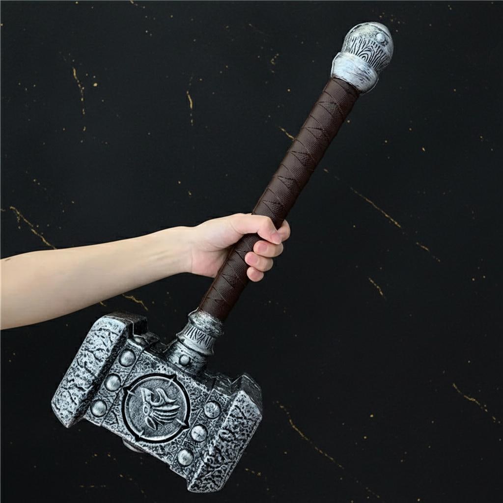 Cosplay Ghost Hammer Replica 54cm War Beast Prop Weapon Safe PU Foam Model - 4