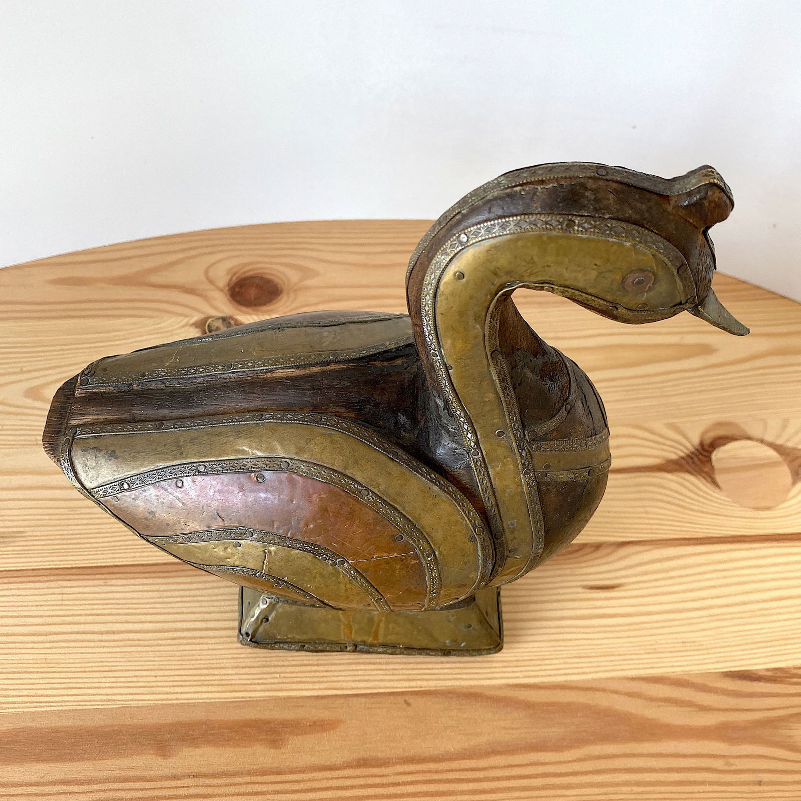 Brass copper duck statue - 7