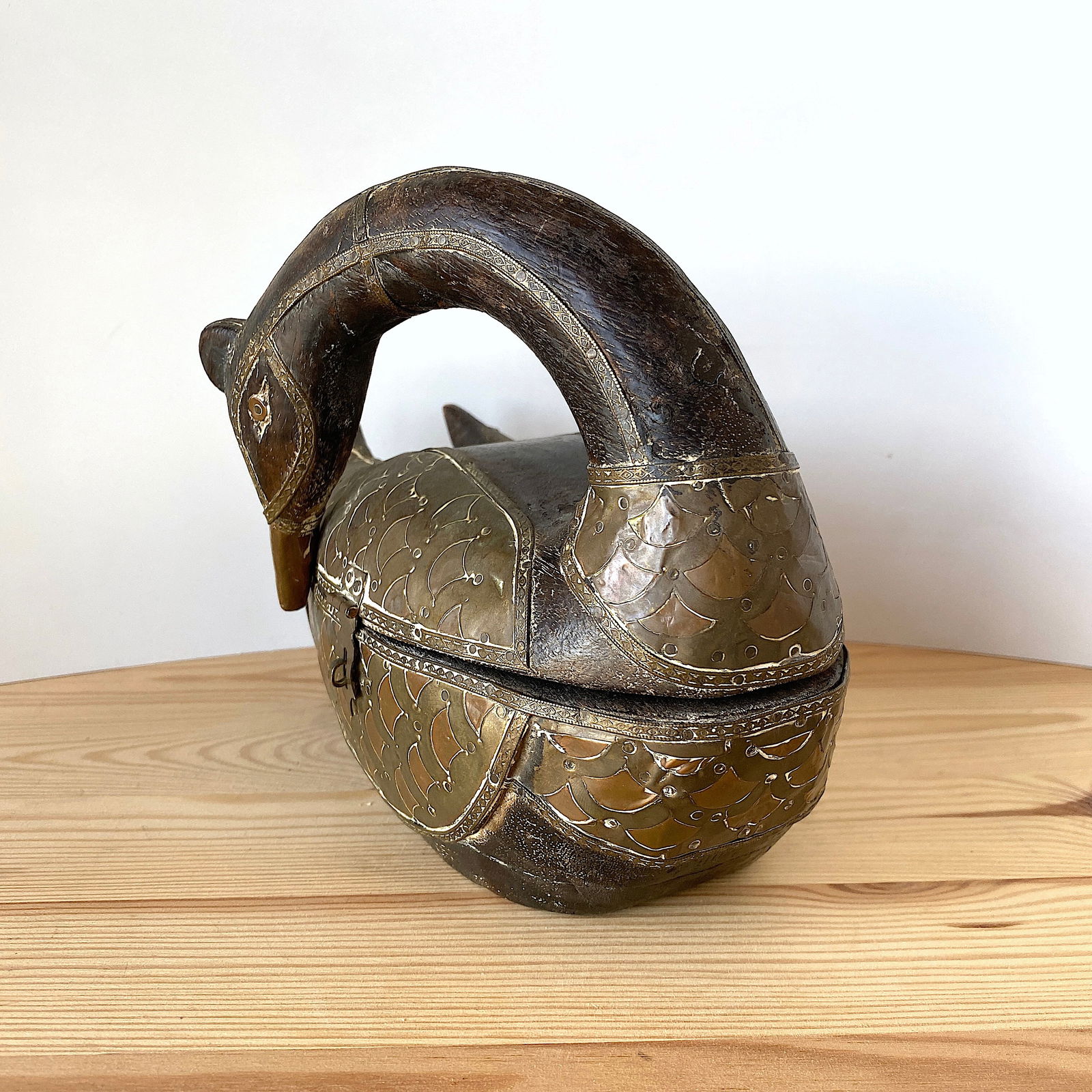 Mallard Copper wooden trinket box - 2