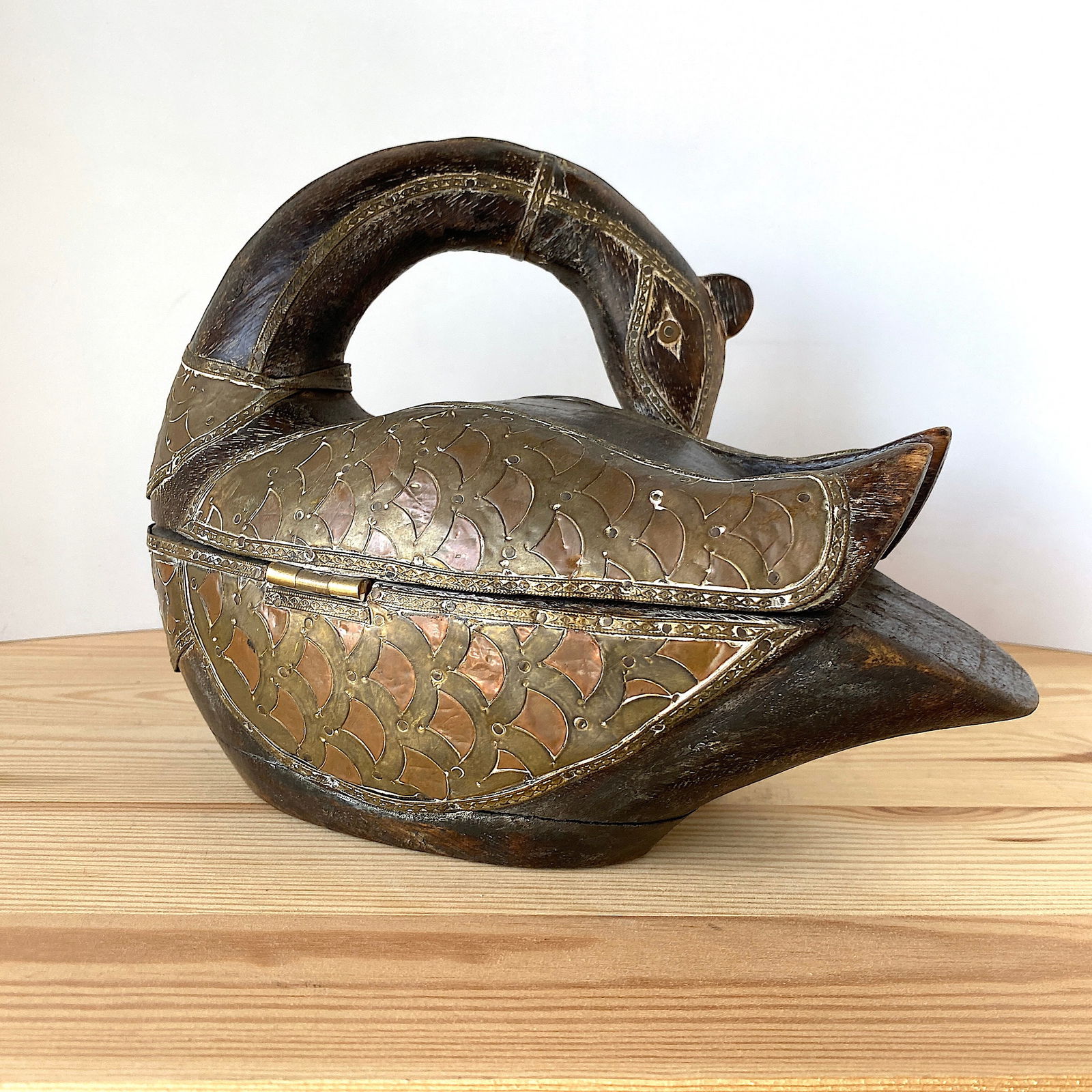 Mallard Copper wooden trinket box - 3