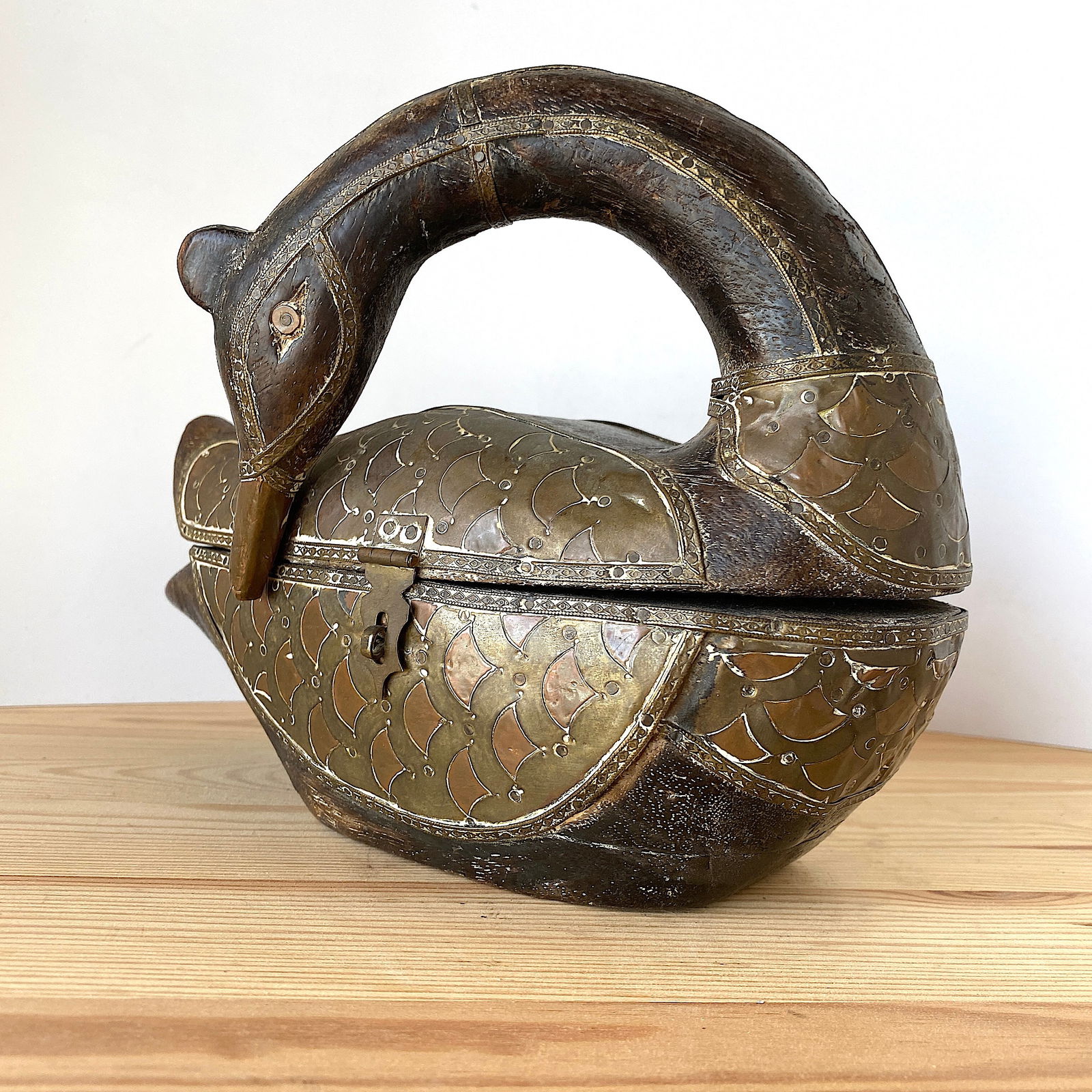 Mallard Copper wooden trinket box - 9