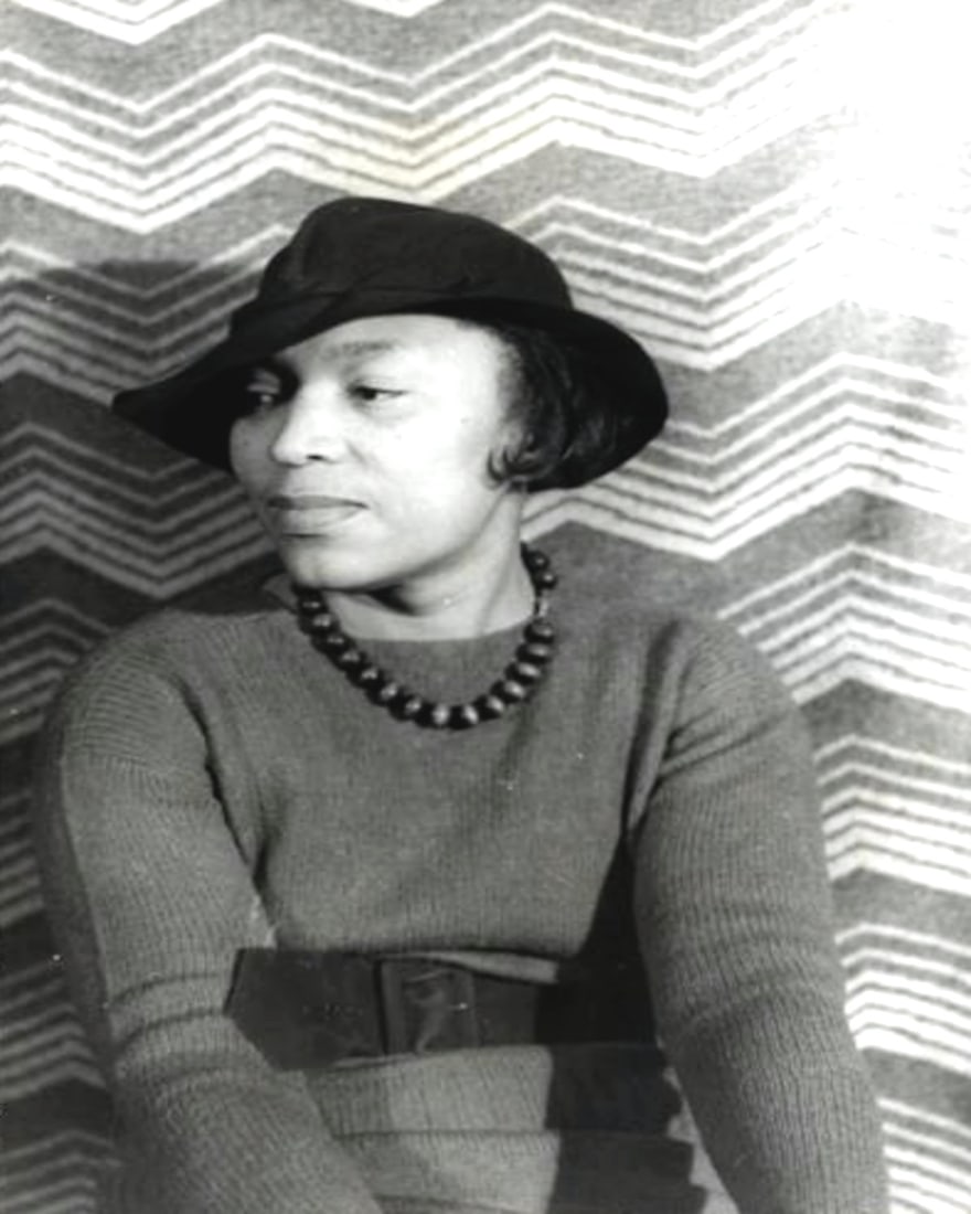 Zora Neale Hurston, author, anthropologist, playwright, and filmmaker: Title: Zora Neale Hurston, author, anthropologist, playwright, and filmmaker Artist/Source: CARL VAN VECHTEN Original Date: UNKNOWN Dimensions: 8x10 Description: || UNITED STATES SHIPPING ONLY! ||
