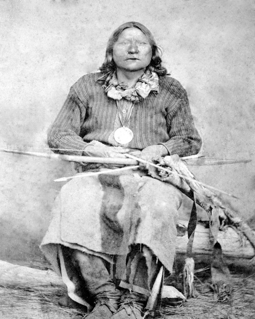 1870, SATANTA (WHITE BEAR), KIOWA CHIEF (1 of 1)