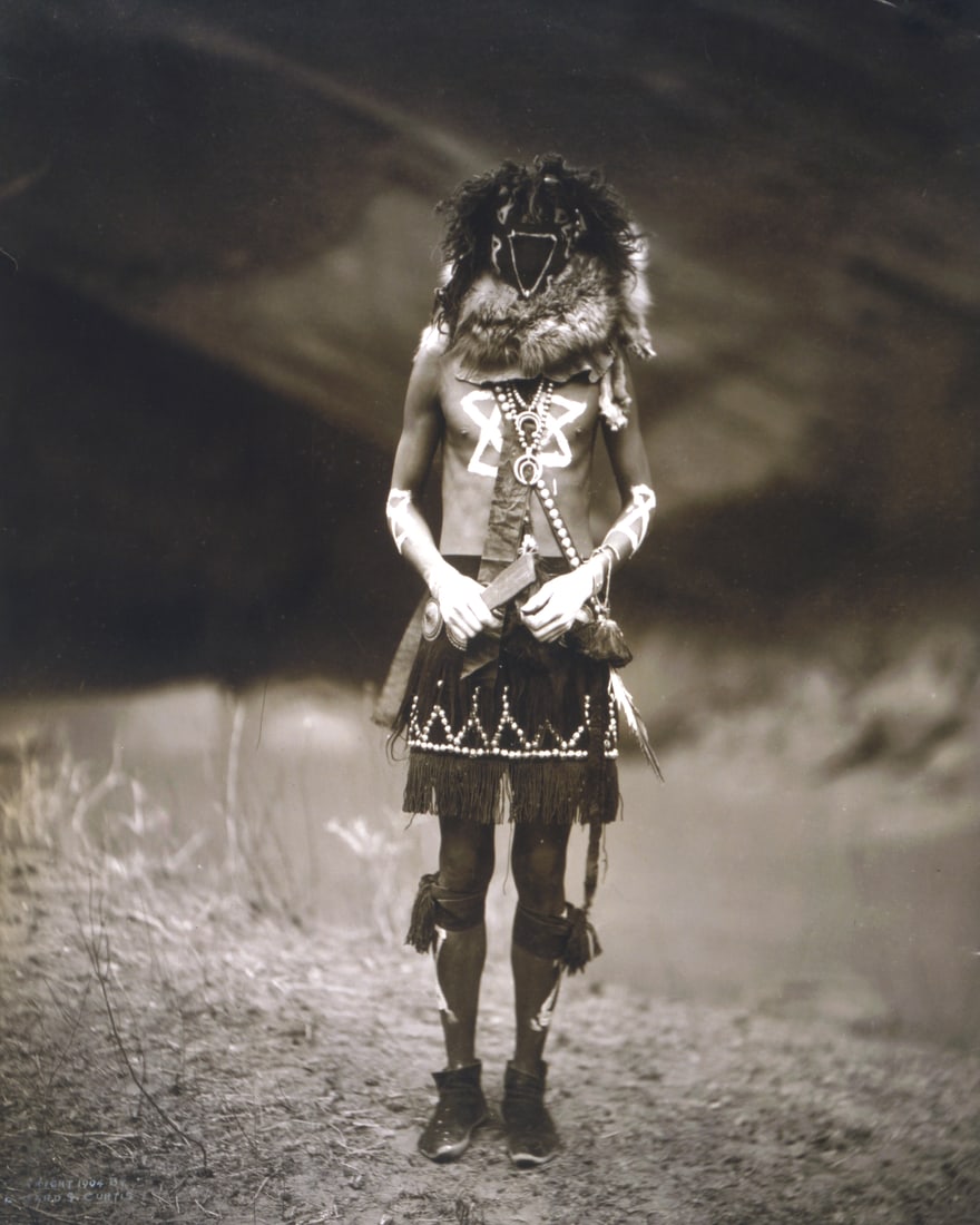 1904, LG FORMAT 13X19", TOBADZISCHINI, NAVAJ0; BY EDWARD S. CURTIS (1 of 1)