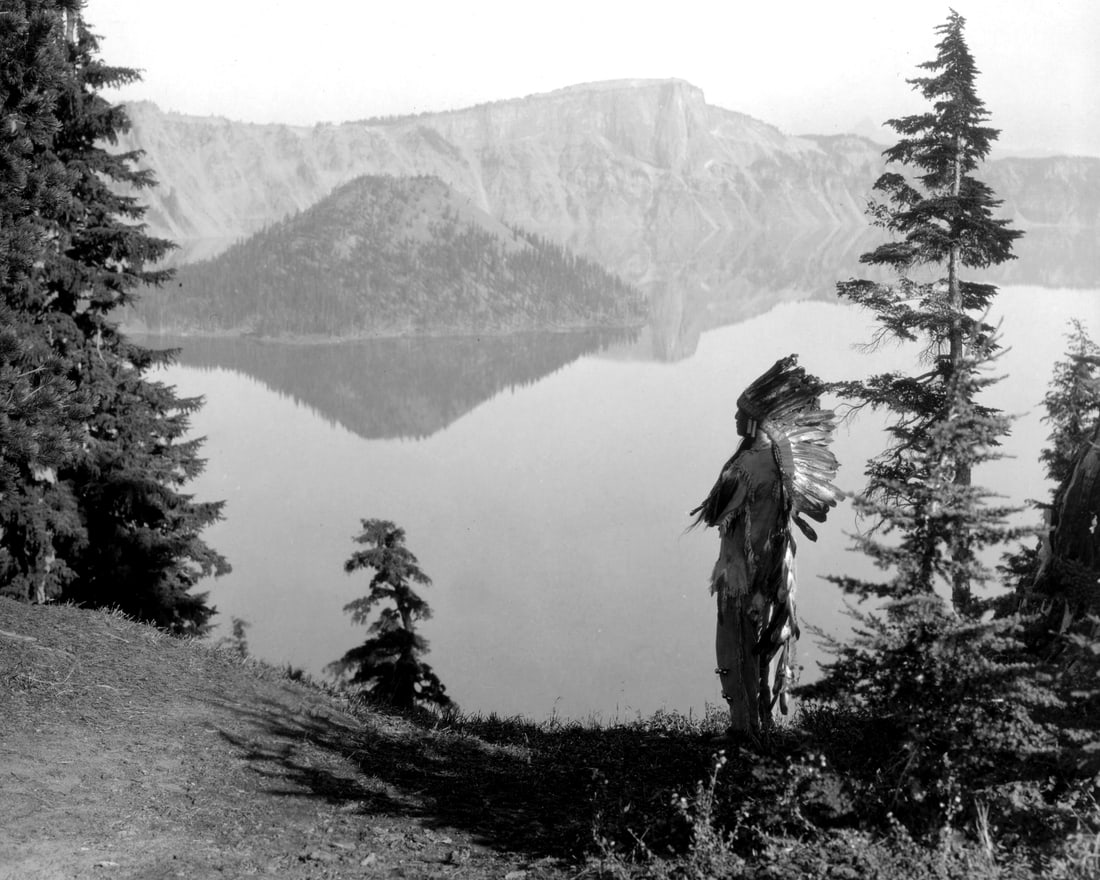 1923, KLAMATH INDIAN CHIEF, BY EDWARD S. CURTIS (1 of 1)