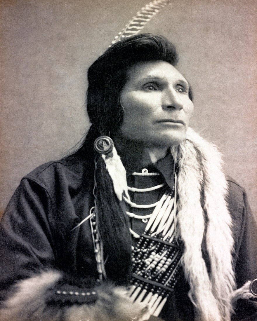 1900, CHIEF U-MA-PINE OF CAYUSE INDIANS (1 of 1)