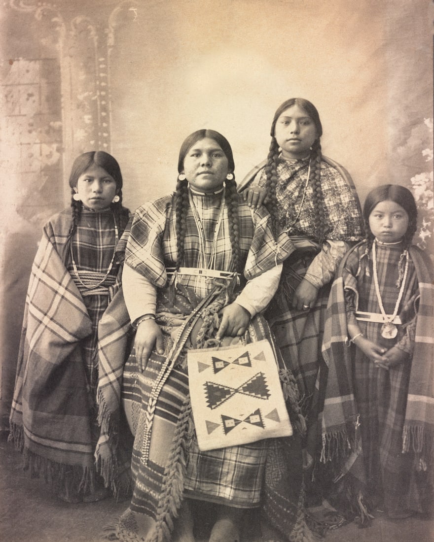 1900, UMATILLA INDIAN GIRLS (1 of 1)