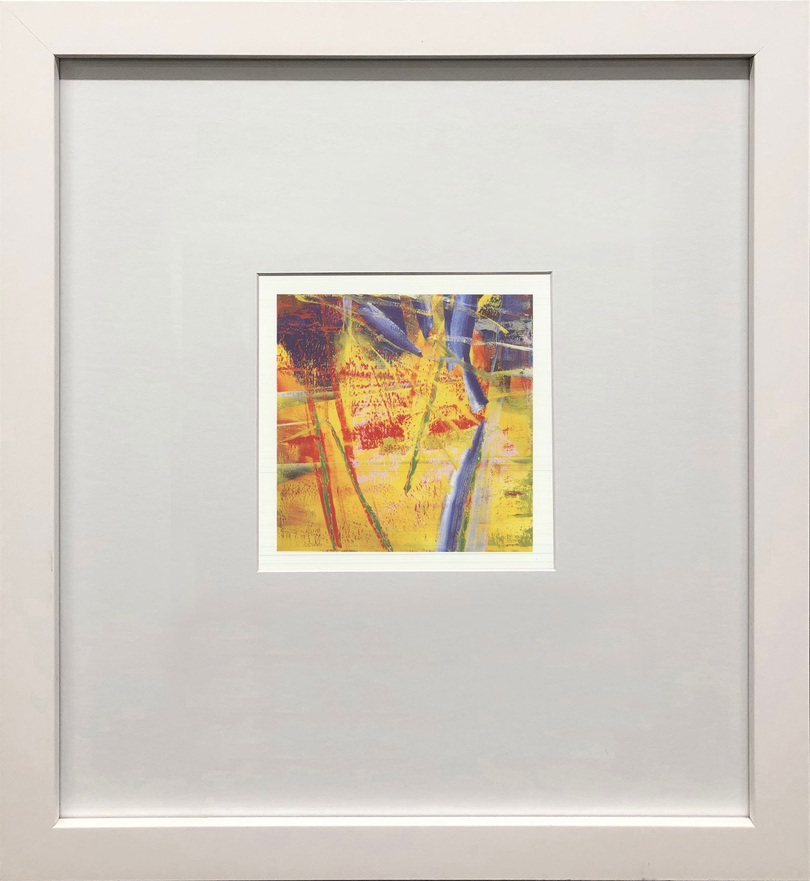 Gerhard Richter - Abstraktes Bild Nr. 525 - 1995 Offset Lithograph 6.5" x 4.75" (1 of 4)