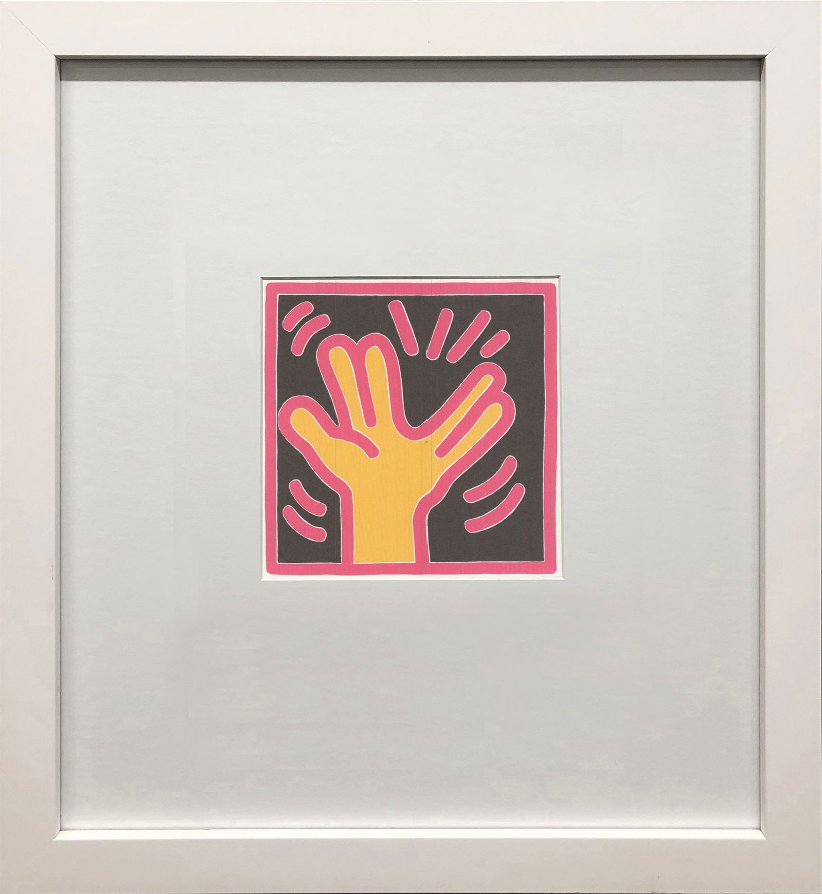 Keith Haring - Avril - 1990 Offset Lithograph 6" x 4.25" (1 of 4)