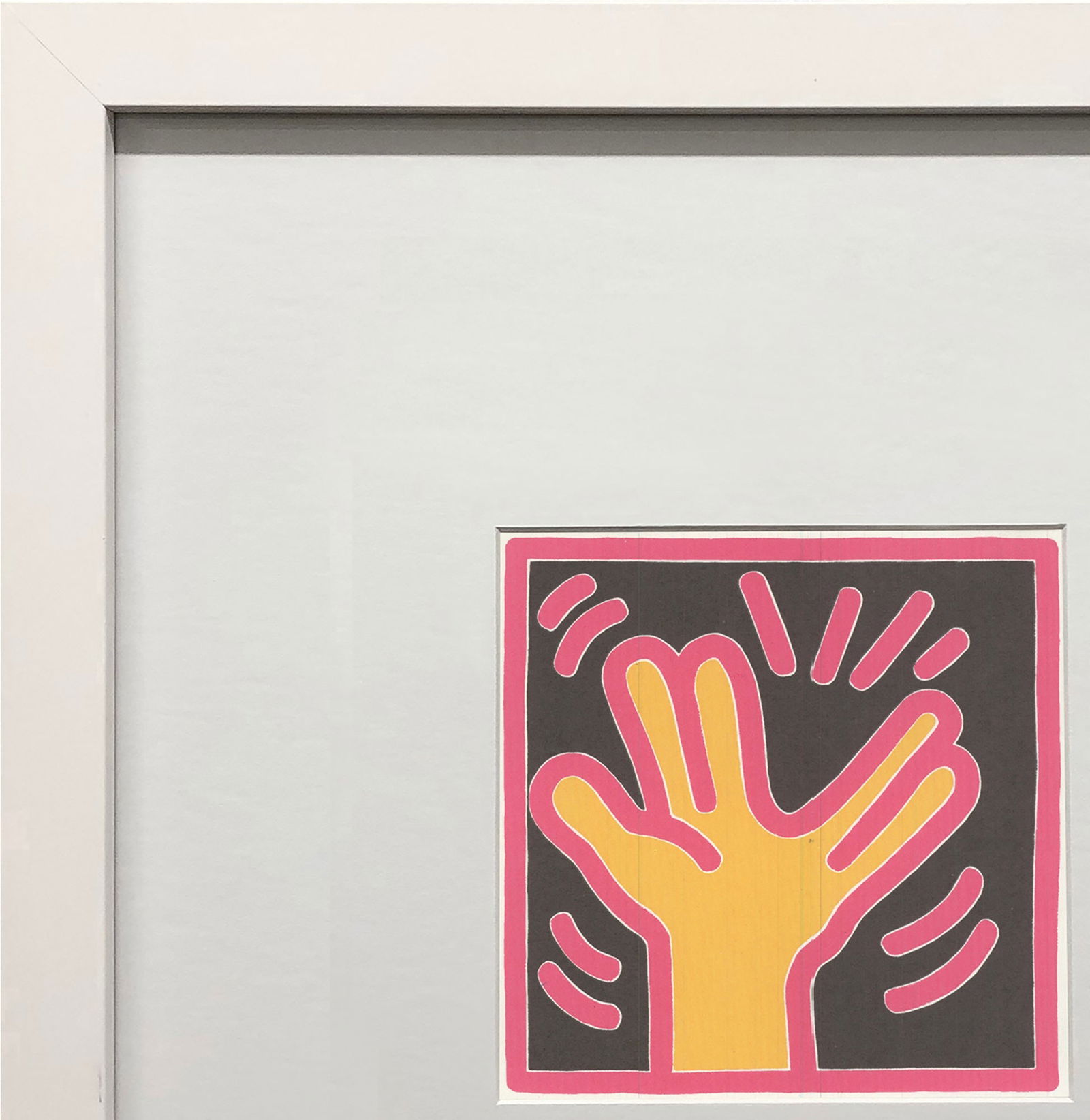 Keith Haring - Avril - 1990 Offset Lithograph 6" x 4.25" - 3