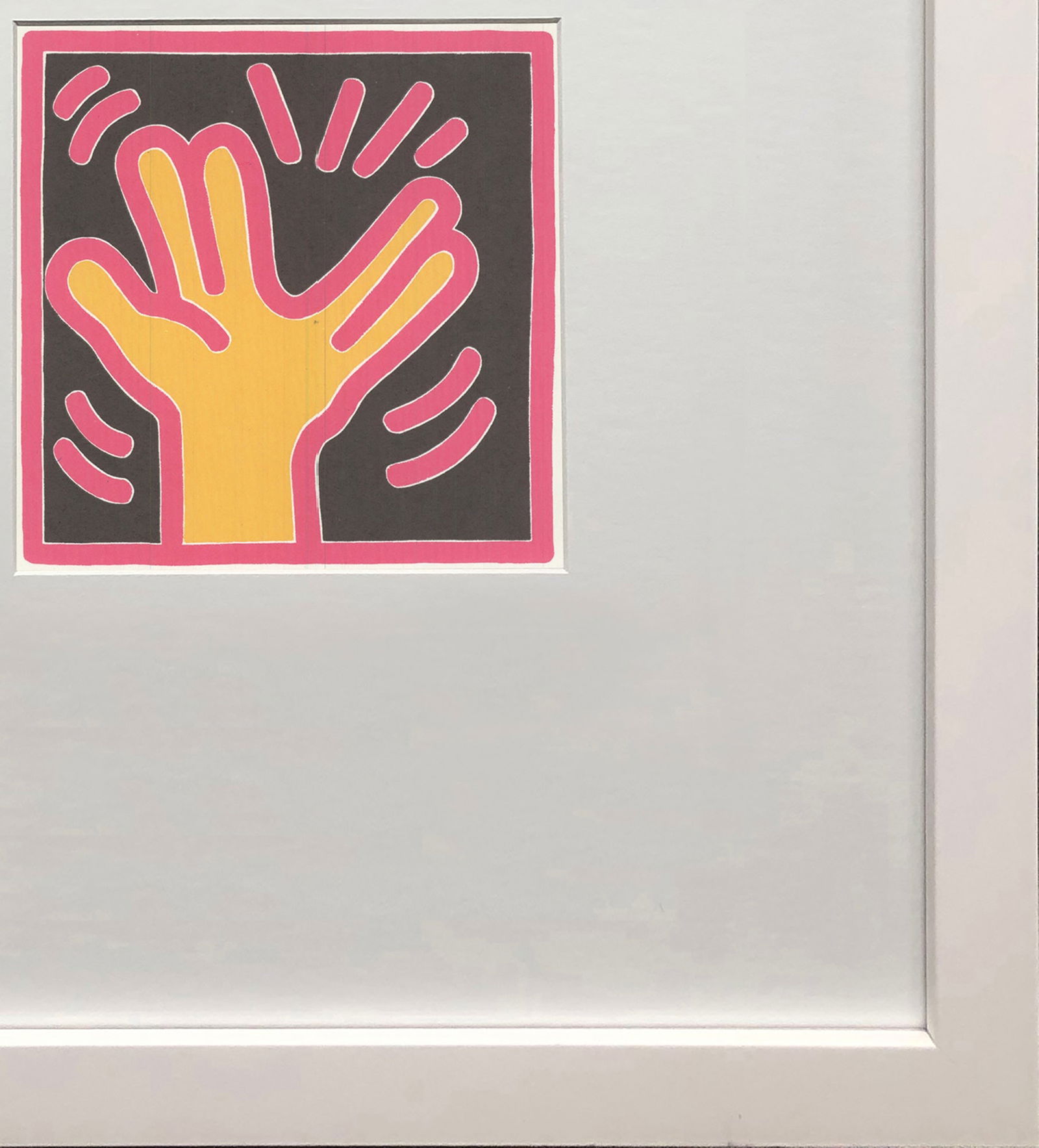 Keith Haring - Avril - 1990 Offset Lithograph 6" x 4.25" - 4