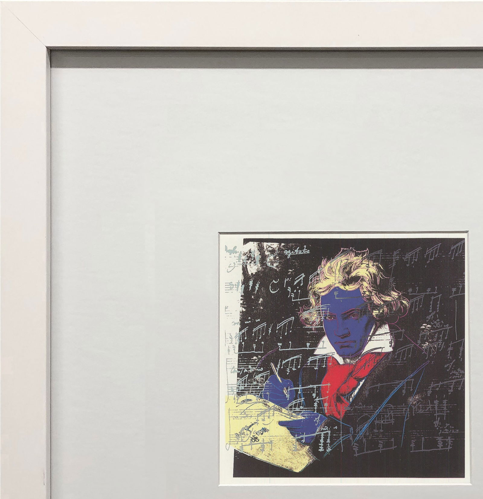 Andy Warhol - Beethoven- Yellow Book - 1989 Offset Lithograph 6.75" x 4.75" - 3