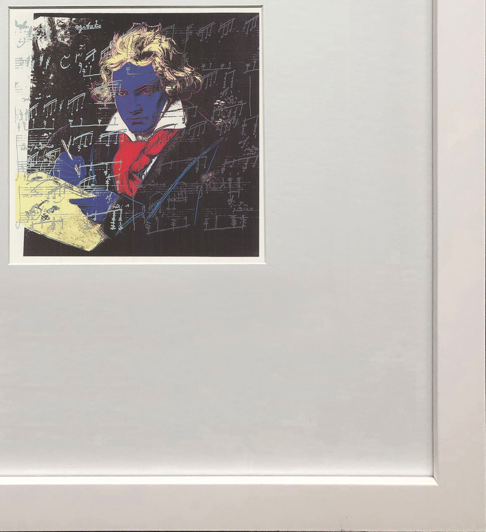 Andy Warhol - Beethoven- Yellow Book - 1989 Offset Lithograph 6.75" x 4.75" - 4