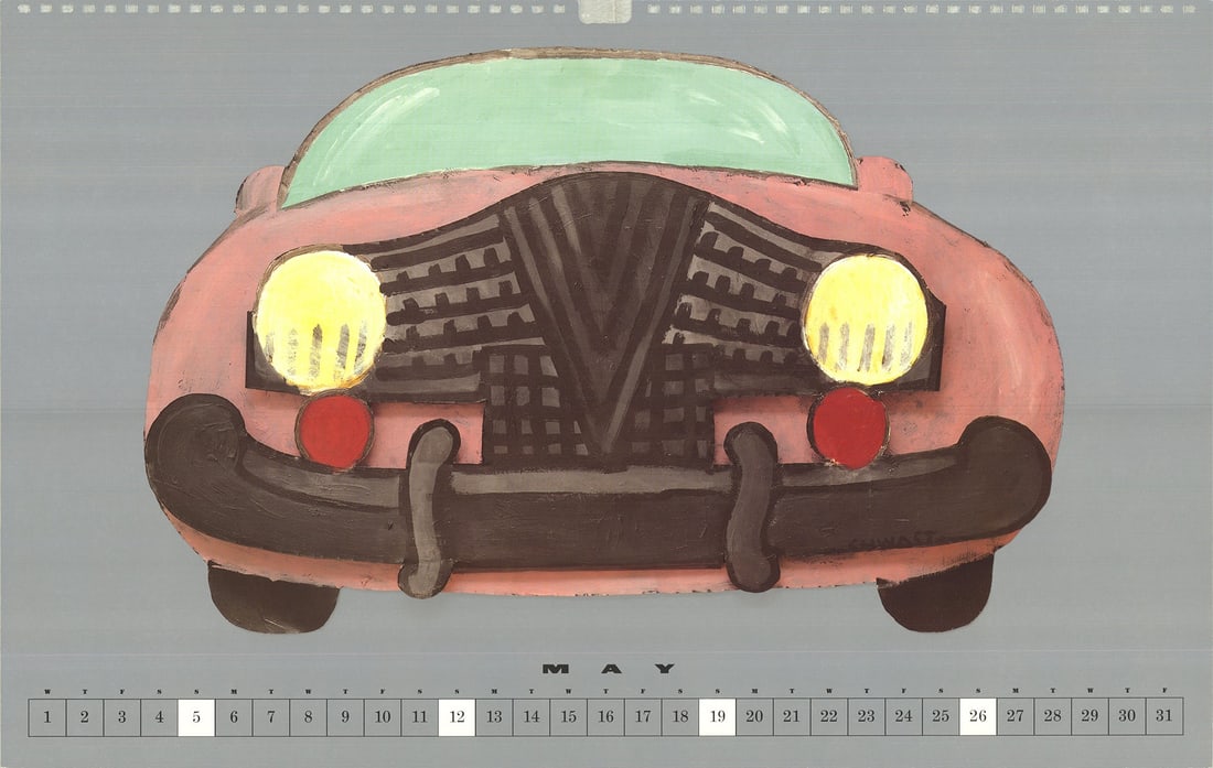 Seymour Chwast - Cars VI - 1996 Offset Lithograph 12" x 19": Title: Seymour Chwast - Cars VI - 1996 Offset Lithograph 12" x 19" Artist: Seymour Chwast Description: "Cars VI" by Seymour Chwast, 1996 Unsigned Offset Lithograph. Paper size is 12 x 19 inches, with