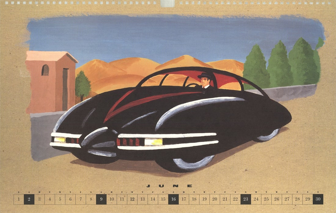 Seymour Chwast - Cars VII - 1996 Offset Lithograph 12" x 19": Title: Seymour Chwast - Cars VII - 1996 Offset Lithograph 12" x 19" Artist: Seymour Chwast Description: "Cars VII" by Seymour Chwast, 1996 Unsigned Offset Lithograph. Paper size is 12 x 19 inches,