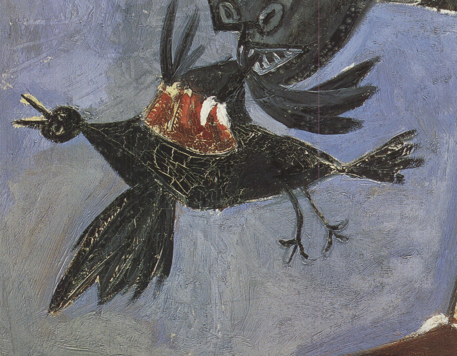 Pablo Picasso - Cat Catching Bird - 1993 Offset Lithograph 12" x 17" - 4