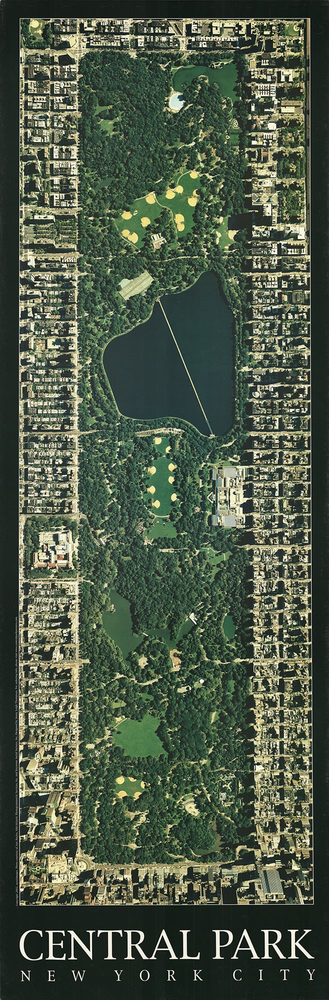 Jenny Leigh Thompson - Central Park - 2002 Offset Lithograph 59.25" x 19.75": Title: Jenny Leigh Thompson - Central Park - 2002 Offset Lithograph 59.25" x 19.75" Artist: Jenny Leigh Thompson Description: "Central Park" by Jenny Leigh Thompson, 2002 Unsigned Offset Lithograph.