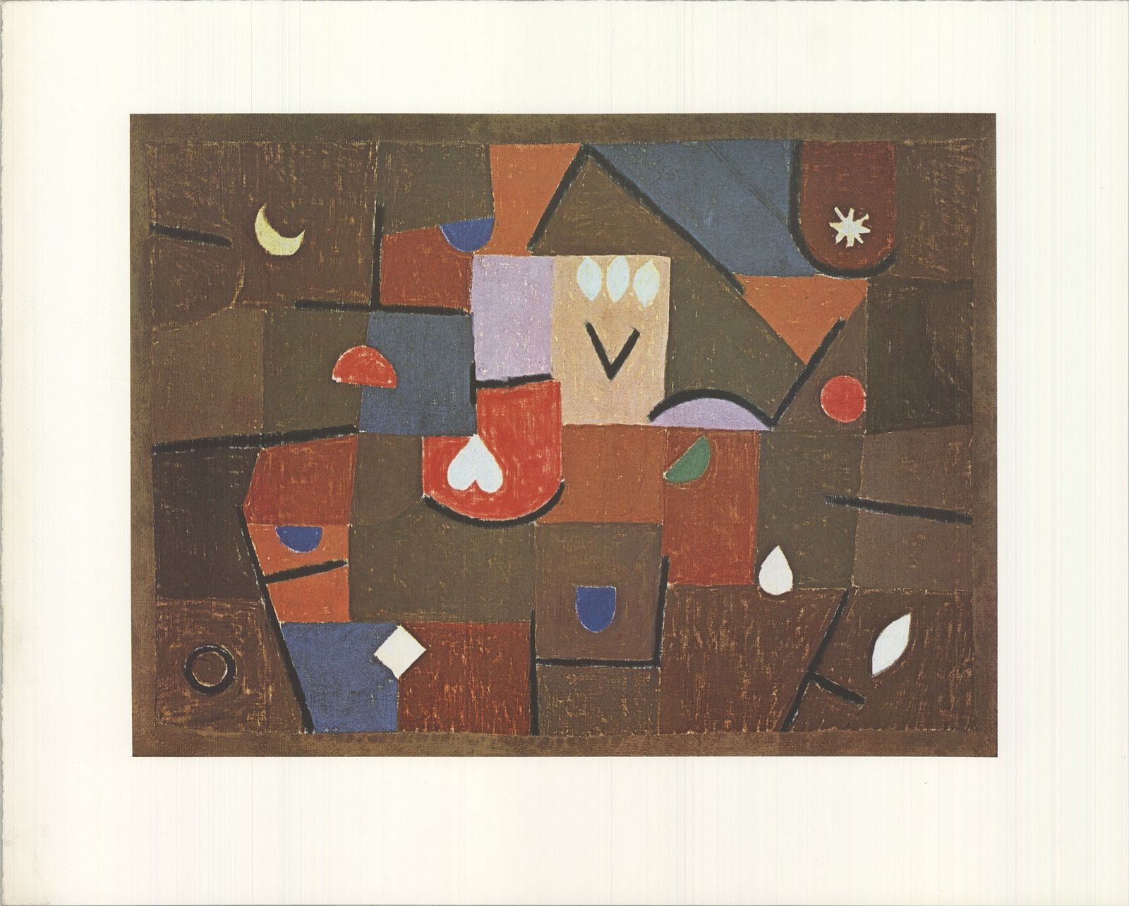 Paul Klee - Jewels - 1990 Offset Lithograph 15.75" x 19.75" (1 of 4)