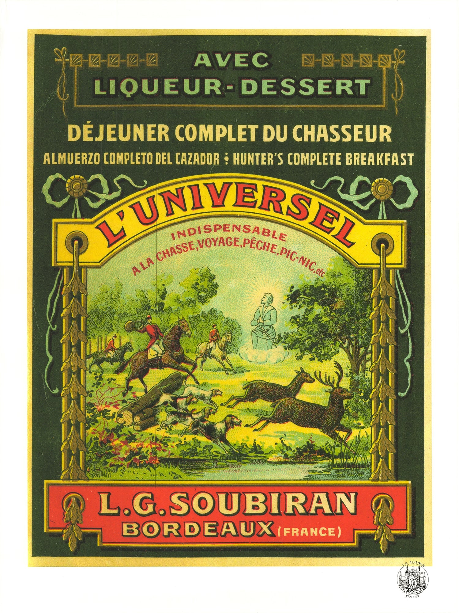 Artist Unknown - L'Universal - 2022 Giclee 31.5" x 23.5": Title: Artist Unknown - L'Universal - 2022 Giclee 31.5" x 23.5" Artist: Artist Unknown Description: "L'Universal" by Artist Unknown, 2022 Unsigned Giclee. Paper size is 31.5 x 23.5 inches, with an