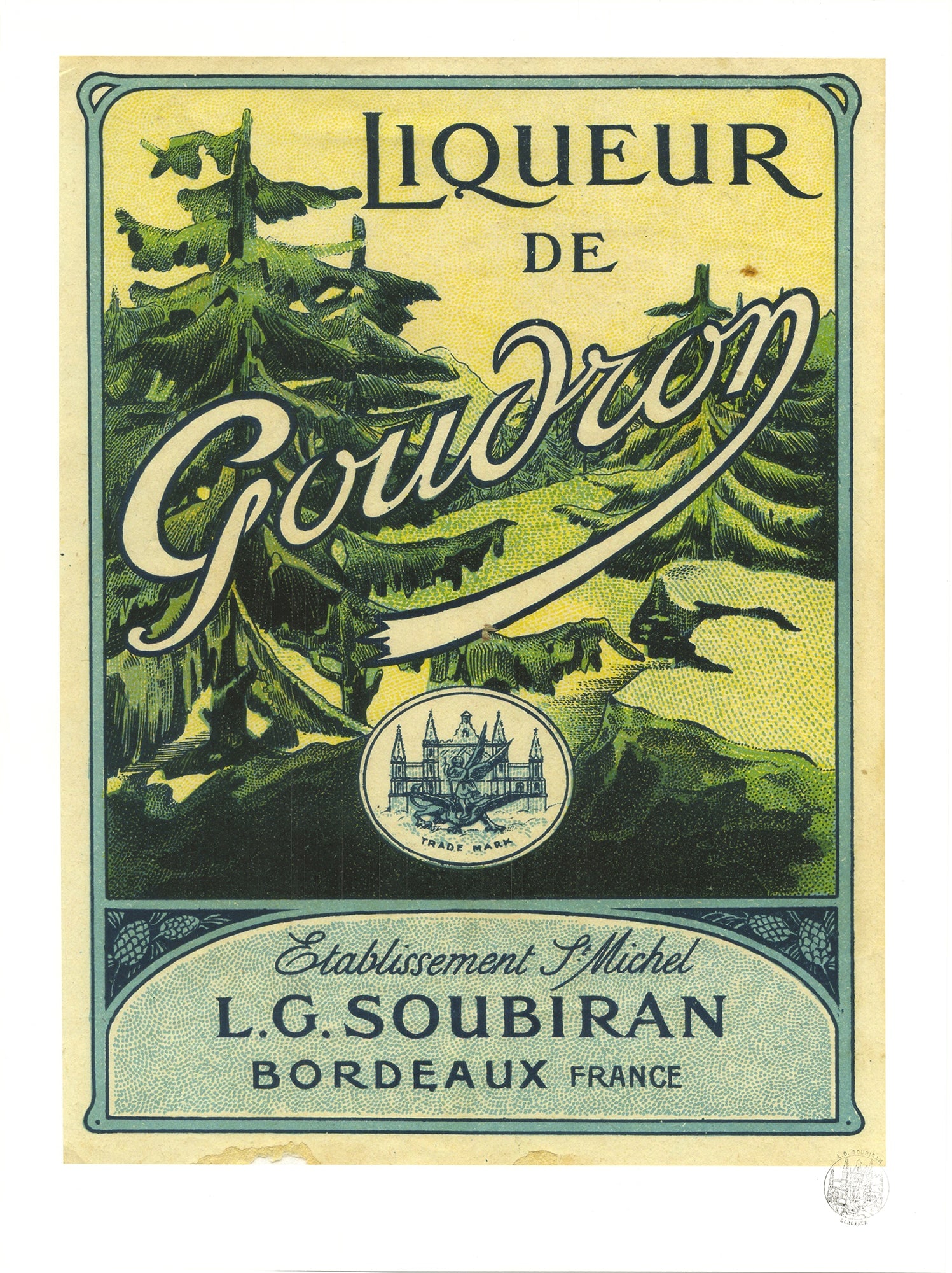 Artist Unknown - Liquer de Goudron - 2022 Offset Lithograph 31.5" x 23.5" (1 of 4)