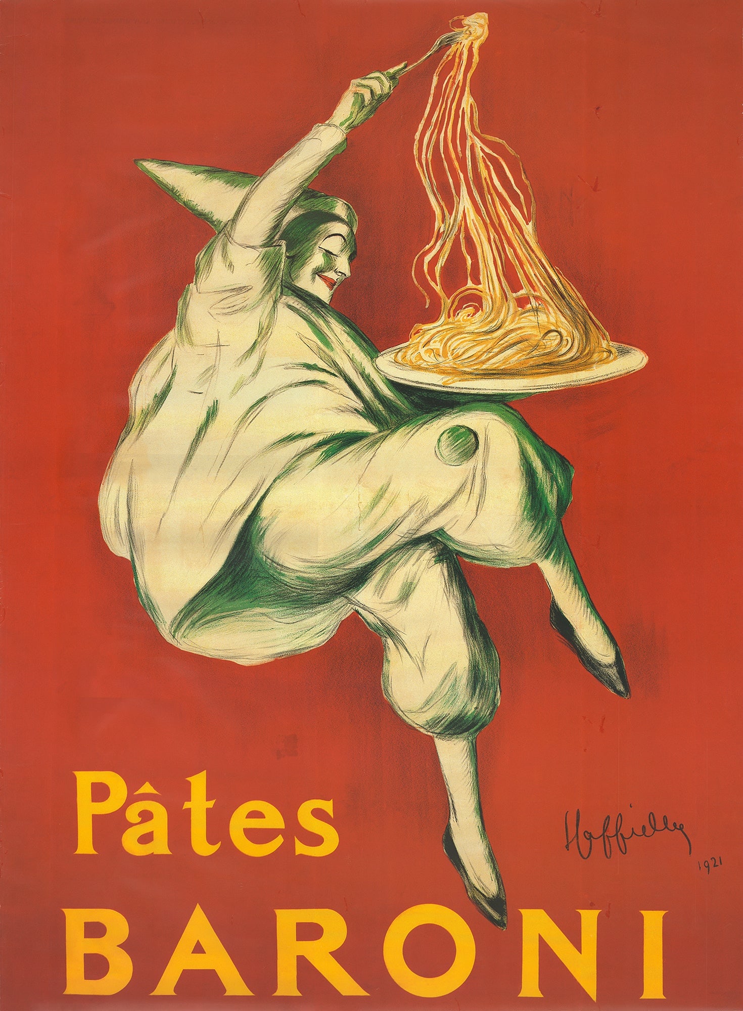 Leonetto Cappiello - Pates Baroni - Offset Lithograph 45.5" x 34" (1 of 4)
