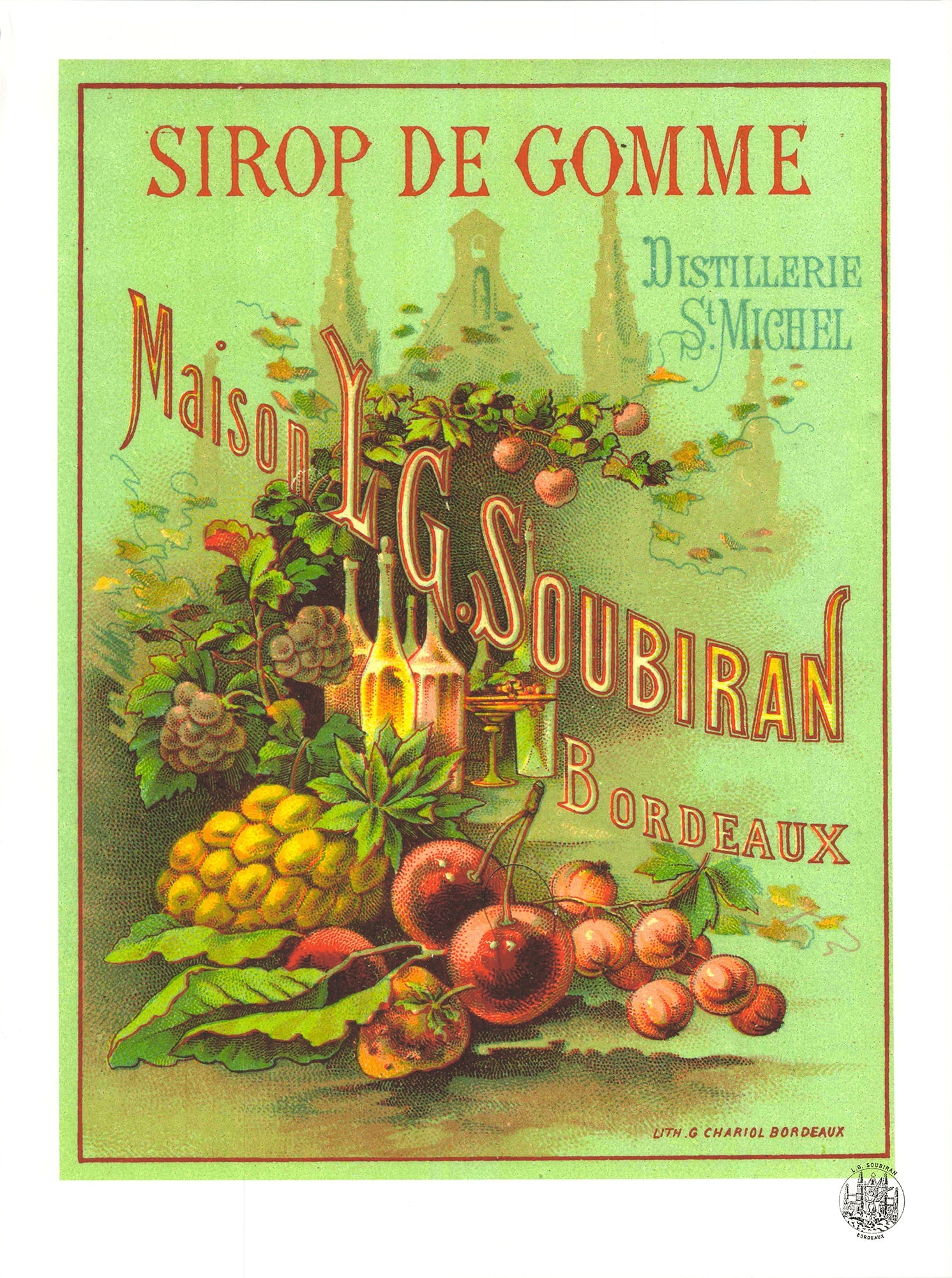 Artist Unknown - Sirop de Gomme - 2022 Giclee 31.5" x 23.5": Title: Artist Unknown - Sirop de Gomme - 2022 Giclee 31.5" x 23.5" Artist: Artist Unknown Description: "Sirop de Gomme" by Artist Unknown, 2022 Unsigned Giclee. Paper size is 31.5 x 23.5 inches, with