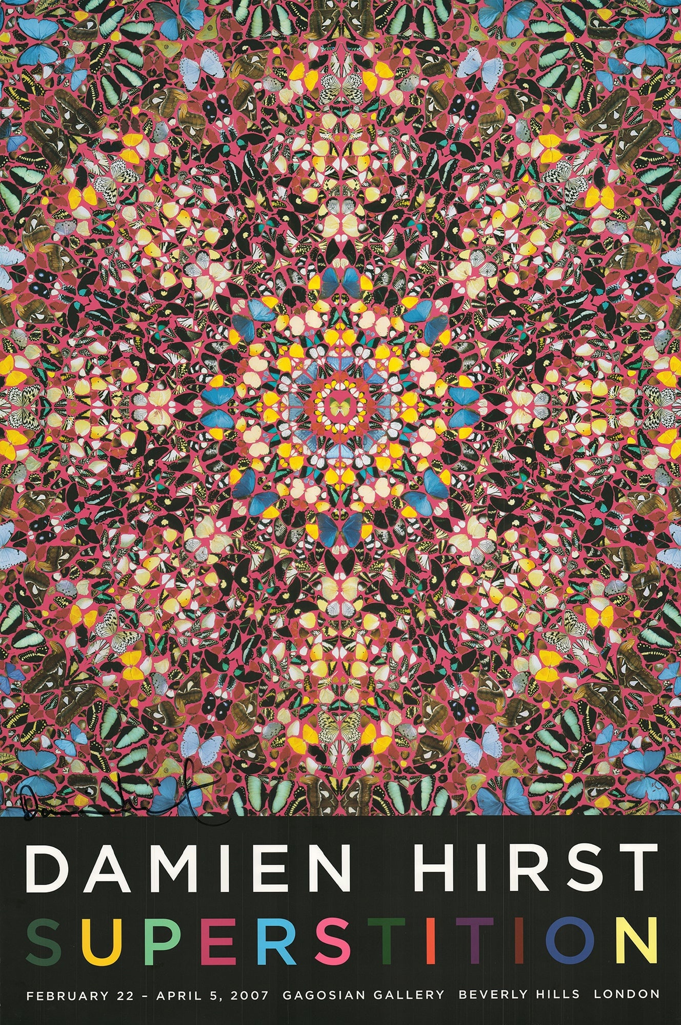 Damien Hirst - Superstition - 2007 Serigraph - SIGNED 39" x 26" (1 of 5)