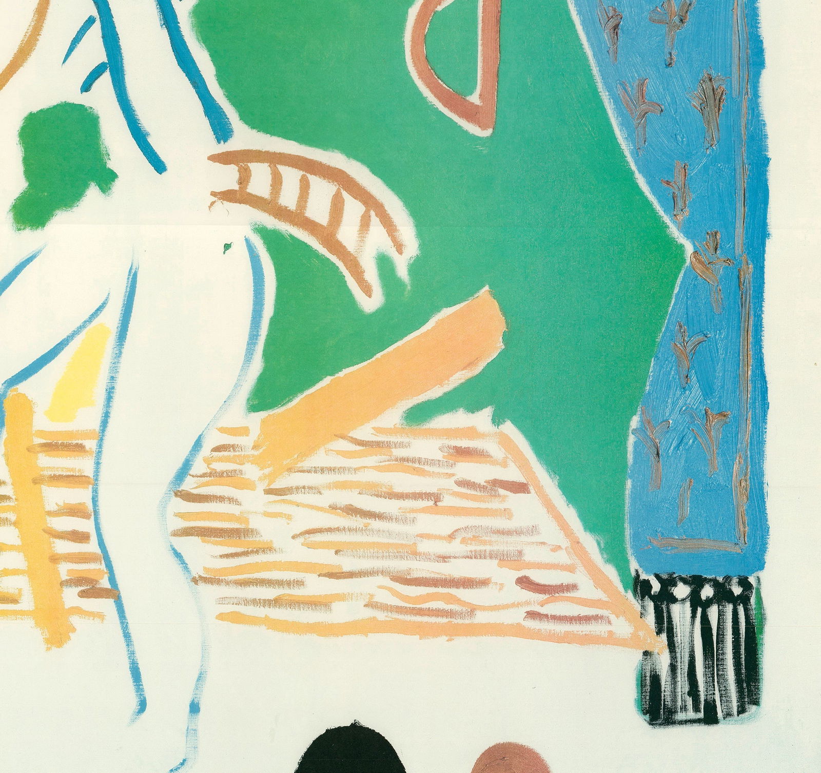 David Hockney - Two Dancers - 1983 Offset Lithograph 27" x 39" - 4