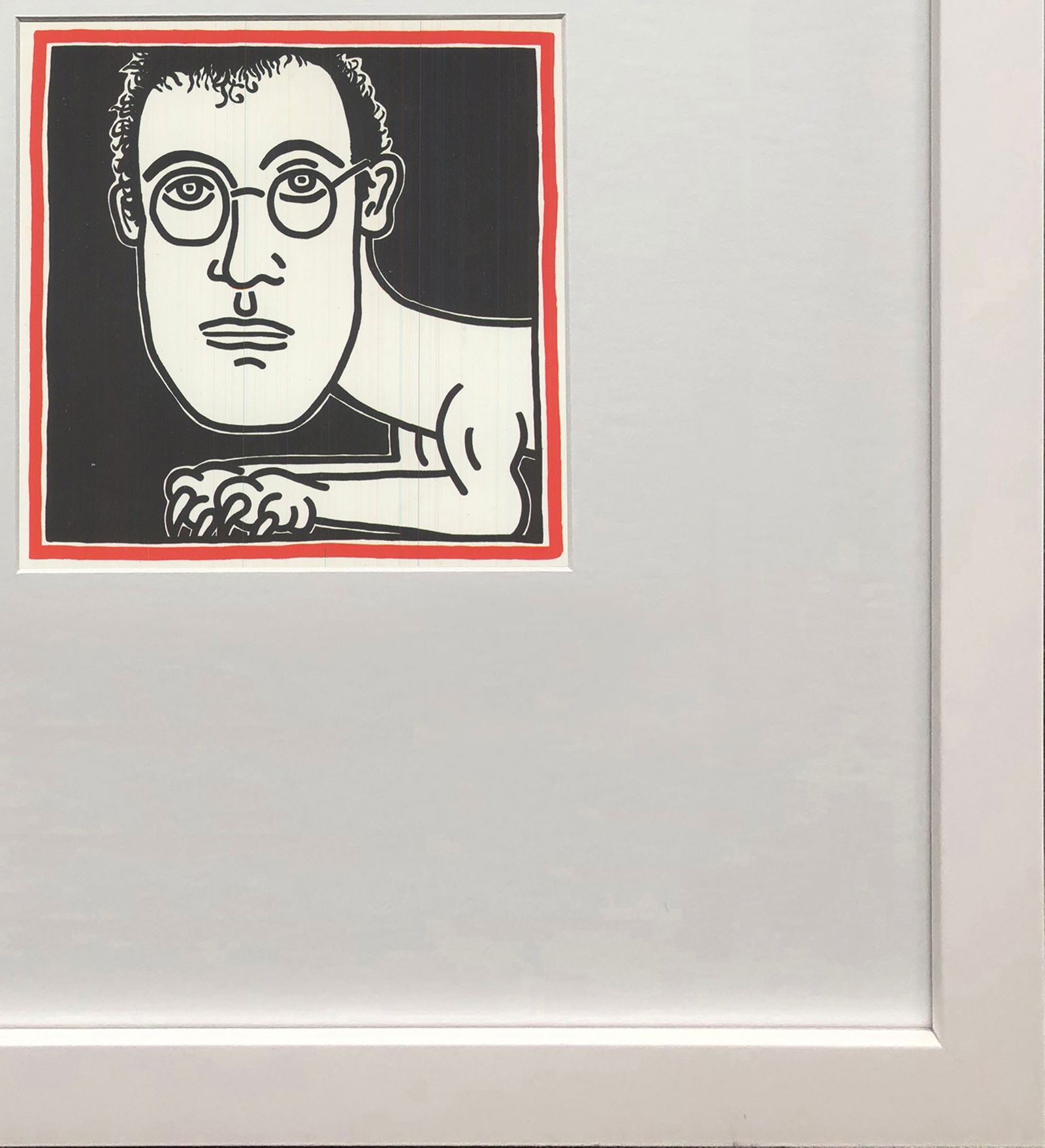 Keith Haring - Untitled (Self-Portrait) - 1993 Offset Lithograph 4.25" x 6" - 4