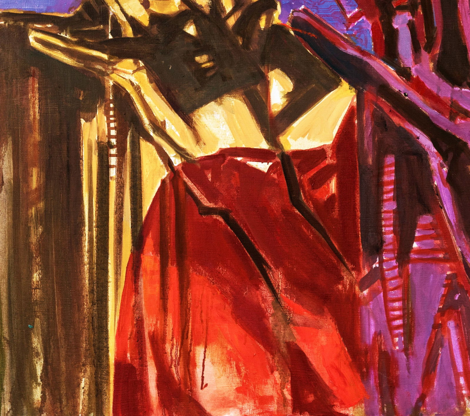 Acrylic painting Theater Ed Potapenkov - 4