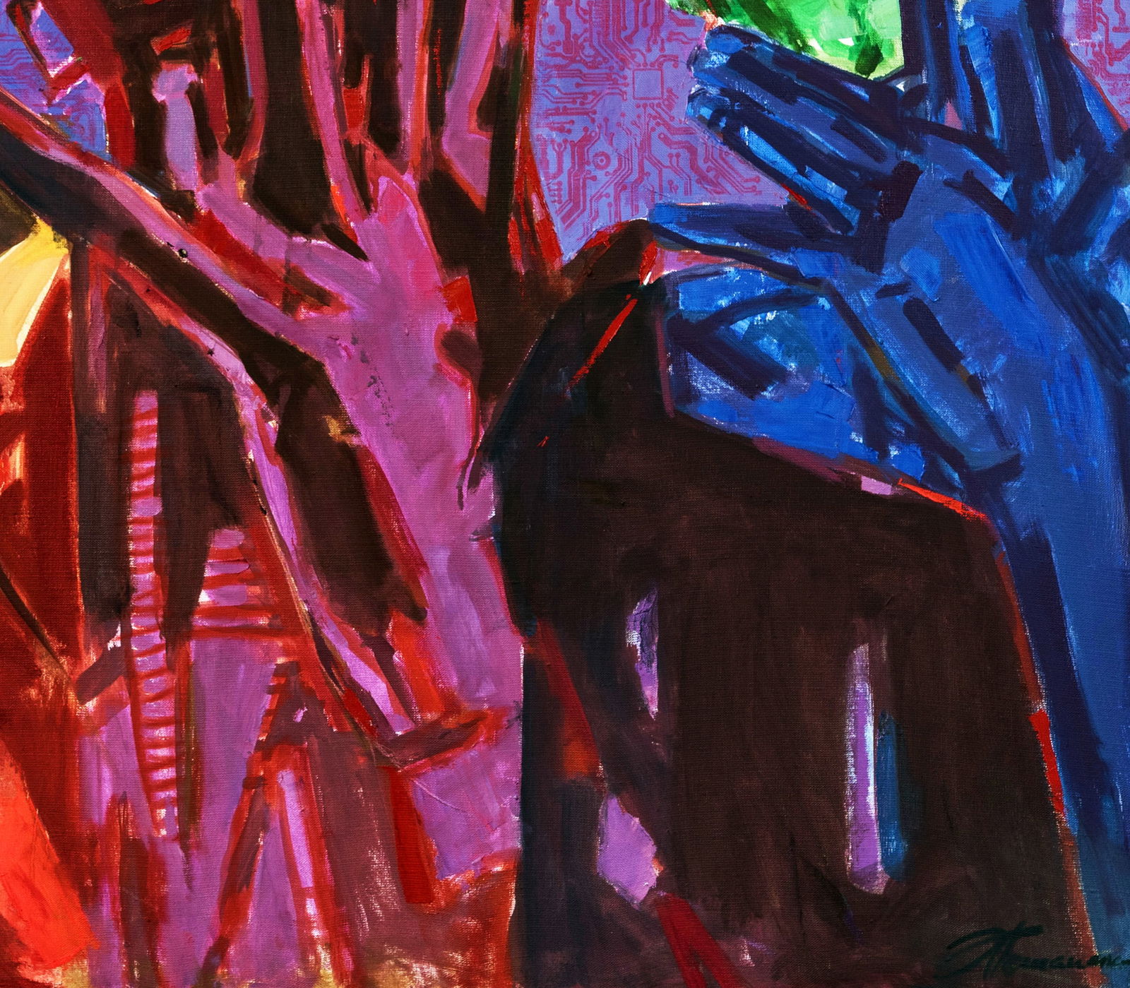 Acrylic painting Theater Ed Potapenkov - 5