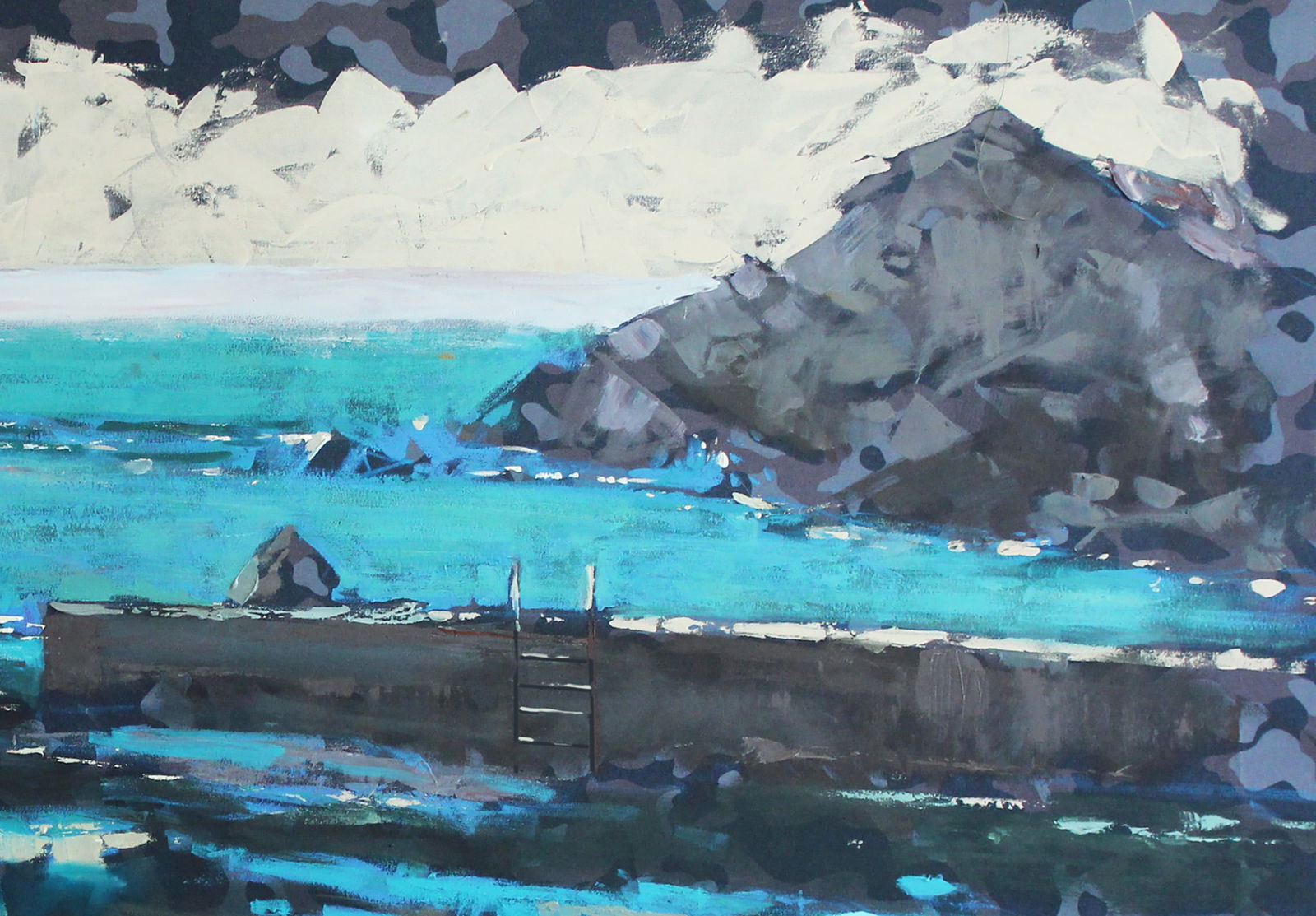 Oil painting Sanatorium by the sea Ed Potapenkov - 3